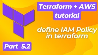 TerraformAWS part 52  Deploy first resource  Define IAM Policy in terraform  Beginner’s tut [upl. by Acemaj]