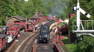 Two A4 Pacifics at NYMR Bittern 4464 and Sir Nigel Gresley 60007 [upl. by Hoban]