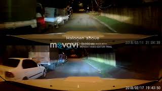 Halogen vs HID on halogen projectors [upl. by Ijat]