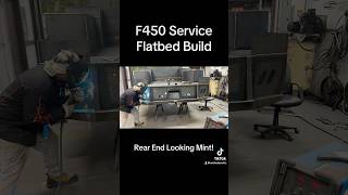 F450 Service Flatbed Build Rear End Fabricationcustomfabrication welding build [upl. by Dygert833]