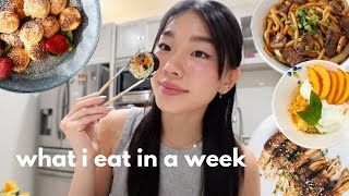 what i eat in a week │ simple home cooked meals [upl. by Hooper]