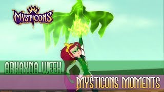 MYSTICONS MOMENTS  Arkayna Week  UnleashTheDragon 🔥🔥 Saturdays  800AM on Nicktoons [upl. by Kcid320]