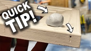 How to Make the Best Nail Hole Filler Ever Shorts [upl. by Madanhoj]