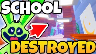 We ACCIDENTALLY DESTROYED The SCHOOL In Smiling Critters RP [upl. by Llednol]