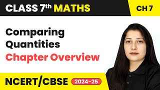 Comparing Quantities  Chapter Overview  Class 7 Maths Chapter 7  CBSE 202425 [upl. by Cavanaugh]