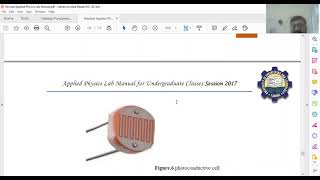 Variation in Photoelectric Current with the Intensity of Light Experiment [upl. by Llertac]