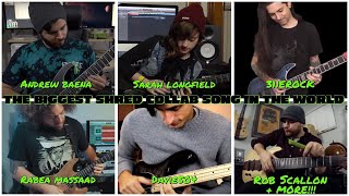 the biggest shred collab song in the world [upl. by Ofelia]