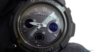 Casio  GShock AWGM100B1AER [upl. by Atilemrac294]