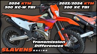 2024 KTM 300 XCW vs 300 XC  Transmission Differences [upl. by Marr]