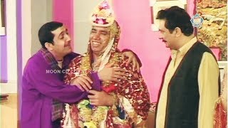 Nasir Chinyoti Wedding  Zafri Khan  Funny Stage Drama Clip [upl. by Jehoash]