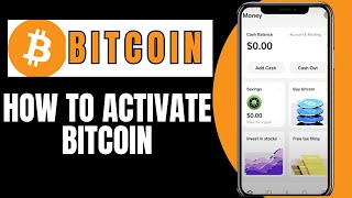 How To Activate Bitcoin On Cash App StepByStep [upl. by Notnirt]