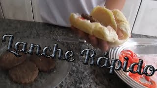 Como fazer um LANCHE RÁPIDO E FÁCIL  14 [upl. by Milinda]