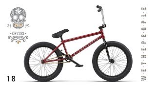 WETHEPEOPLE BMX Crysis 2018 Complete Bike [upl. by Meikah]