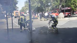 Stadtfeuerwehrtag Burgwedel Übung Vegetationsbrand [upl. by Condon]