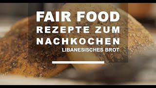 Faire Kochrezepte Faires Veganes Libanesisches Brot [upl. by Whitney]