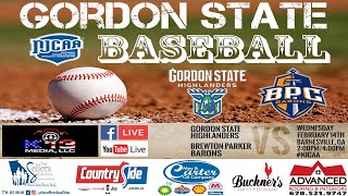 Gordon State College Baseball vs Brewton Parker College [upl. by Lehplar]