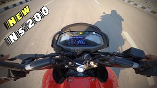 All New 2024 Bajaj Pulsar Ns200 Top Speed test  140 In Seconds  New Ns 200 [upl. by Dachia]