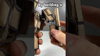 How I Made My Custom Cardboard Lofty Mech For Stop Motion Animation [upl. by Naziaf]