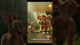 shorts Rabbit amp Lion shortvideo storiesforkids youtubeshorts viral viralvideo viralshorts yt [upl. by Willing]