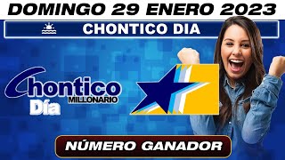 CHONTICO DÍA RESULTADO DEL DÍA 29 de ENERO 2023 NÚMERO GANADOR [upl. by Iam230]