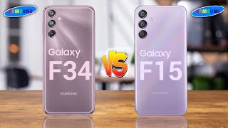 Samsung Galaxy F34 5G Vs Samsung Galaxy F15 5G [upl. by Nosral60]