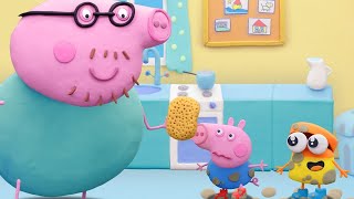 Peppa Pig English Episodes  Fun Play with Peppa and Dohdoh  PlayDoh Show Stop Motion PlayDoh [upl. by Nicole]