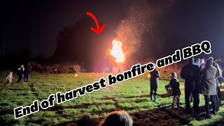 End of harvest bonfire BBQ [upl. by Eniala]