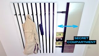 DIY  Coat Rack with Hidden Storage [upl. by Aisatna]