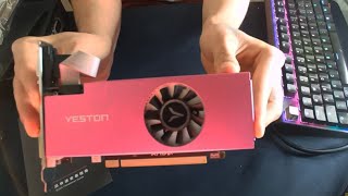 RX 550 4GB low profile UNBOXING FORTNITE TEST [upl. by Waynant]