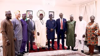 The leadership of ACEN during a courtesy call at Lagos House Marina [upl. by Puritan]