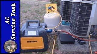 Refrigerant RECOVERY Procedure Step by Step Fully Recovered [upl. by Oalsinatse]