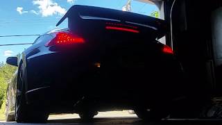 370z Nismo Tomei exhaust with Motordyne ART pipes garage revs [upl. by Nibla]