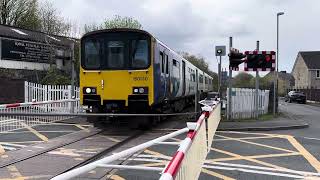 New Barriers Chaffers Level Crossing Lancashire Tuesday 16042024 [upl. by Annoel927]