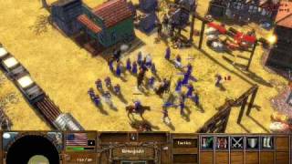 Age Of Empires 3 Wild West Battle [upl. by Selmore982]