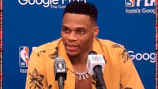 Russell Westbrook Talks Game 1 Win vs Suns Postgame Interview [upl. by Ferro827]