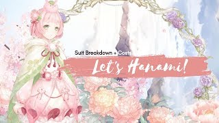 Love Nikki  Lets Hanami ❣️Suit Breakdowns  Costs [upl. by Oulman855]