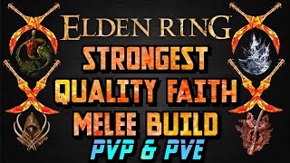 Elden Ring Overpowered Magma Blade Builds PvE amp PvP Quality Faith Melee Guide [upl. by Ellerad]