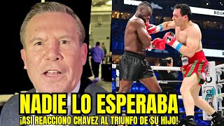 ESTO DIJO JULIO CESAR CHAVEZ DE SU HIJO CHAVEZ JR TRAS VENCER DE MANERA DESLUCIDA A URIAH HALL [upl. by Bohun]