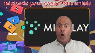 voici des Mistcodes pour gagner minimum 800 unités dans Mistplay [upl. by Cima32]