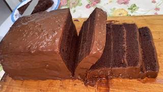 Moist Chocolate Cake with Evaporated Milk Frosting [upl. by Farwell369]