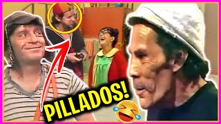 PERSONAJES del CHAVO del 8 RIÉNDOSE fuera del GUIÓN PARTE 1 [upl. by Gnim417]