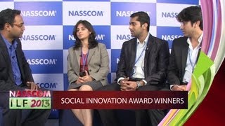 Meet The Social Innovation Award Winners at NASSCOM ILF 2013 [upl. by Amasa]