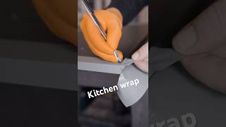 Olive Green Utility Room Makeover  Satisfying ASMR Vinyl Wrap Transformation 🍃 [upl. by Odelle]