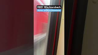 Steinheim RB146RB51➡️Wächtersbach br146 regionalbahn shorts [upl. by Danforth]