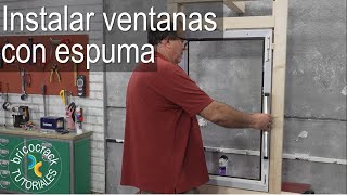 Instalar y aislar ventanas con espuma Bricocrack [upl. by Caleb]