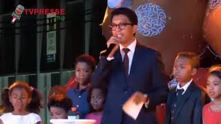 Andry RAJOELINA Nanomboka androany teny Antaninarenina ny fisantarana ny Krismasy [upl. by Aharon]