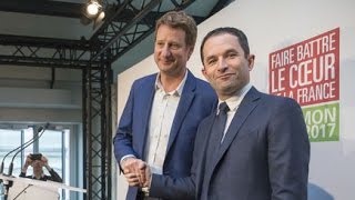 Déclaration à la presse de Yannick Jadot et Benoît Hamon [upl. by Anan]