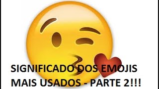 Significado dos Emojis mais Usados  Parte 2 [upl. by Woodhouse]