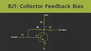 BJT Collector Feedback Bias Explained [upl. by Eemiaj843]