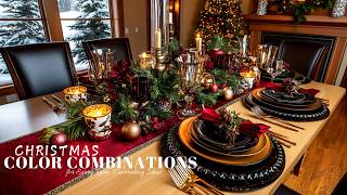 Christmas Color Combinations Stunning Ideas for Every Room in Your Home [upl. by Wiener]